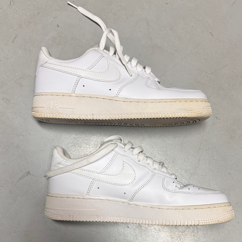 Nike White and Cream Sneakers